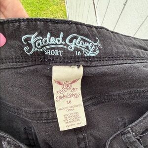 Faded Glory Black Ankle & Cropped Jeans